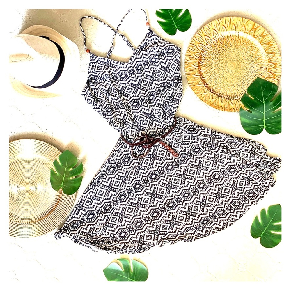 Geo pattern dress